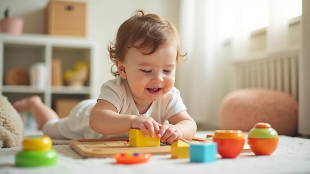 Activiteiten baby 3-6 maanden thuis - spelletjes en ideeën