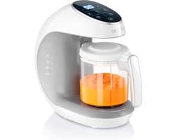 MELVRA Babyvoeding Maker - 7-in-1 Baby Blender & Stomer - Sterilisator - Opwarmen & Ontdooien - Wit