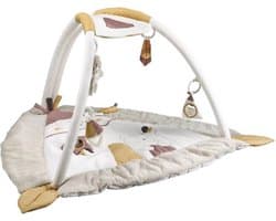 Speelkleed - Activiteitenmat - Speelmat - Babygym - Timouki - Baby/Kleuter - Veel zintuiglijke activiteiten - Verwijderbare stokken - Eenvoudige montage - Draagtas - Speeltjes kunnen ook los gebruikt worden.