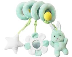 Babyspeelgoed Konijn Spiraal Wagenhanger