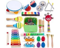 Houten Muziekinstrumenten Set 26 Stuks