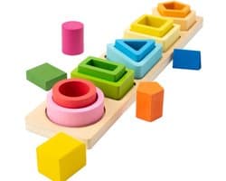 Montessori Sorteer- en Stapelspeelgoed