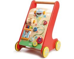 Houten Loopwagen met Opbergruimte
