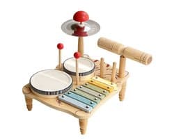 Montessori Muziektafel Drumstel