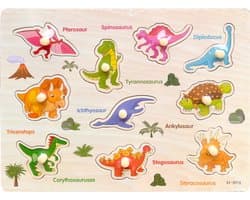 Houten Dinosaurus Puzzel