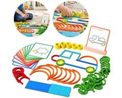 Creatief Leerspeelgoed Voor Kinderen, Educatieve Bouwstenen, Geschikt Voor Jongens En Meisjes in De Kleuterklas En De Kleuterschool, Logisch Educatief Speelgoed Voor in De Klas En Thuis
