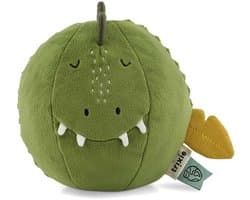 Trixie Geluidsbal Mr. Dino - Speelgoed voor baby - Eerste speelgoed - Kraamcadeau - Groen