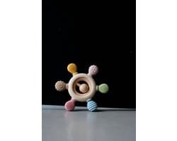 The Baby Supply Bijtring Hout & Silicone